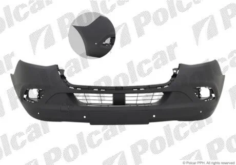 Бампер передній Polcar 50N4074J