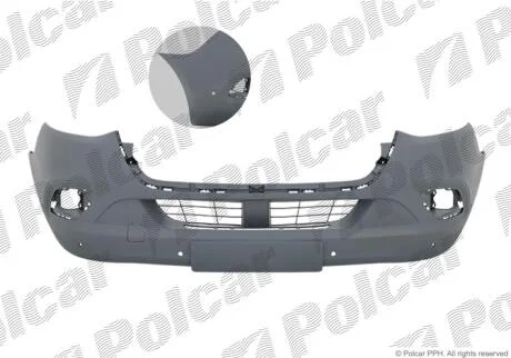 Бампер передній Polcar 50N4078J