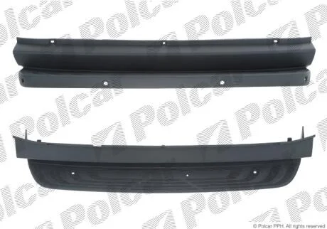 Бампер задній Polcar 50N496-2