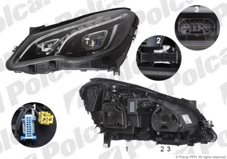 Фара основна Polcar 50S2092H
