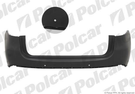 Бампер задний Polcar 50T396-1