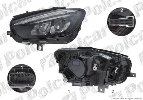 Фара основная Polcar 50U2091H