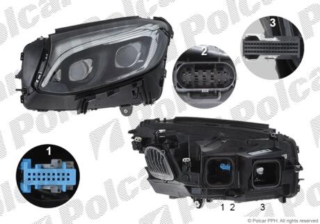 Фара основная Polcar 50X2103Z