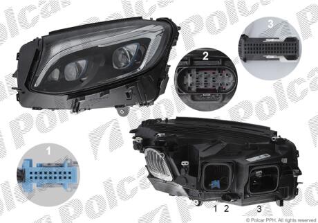 Фара основная Polcar 50X2104Z