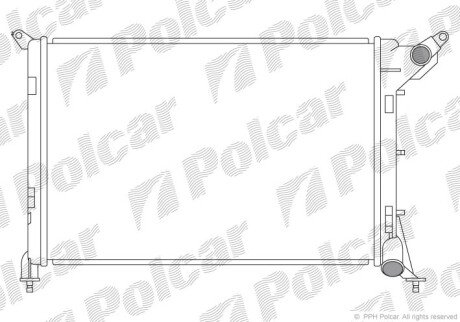 Радиаторы охлаждения Polcar 510108-5