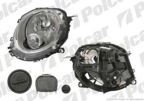 Фара основная левая H4, P21W Polcar 5102091E