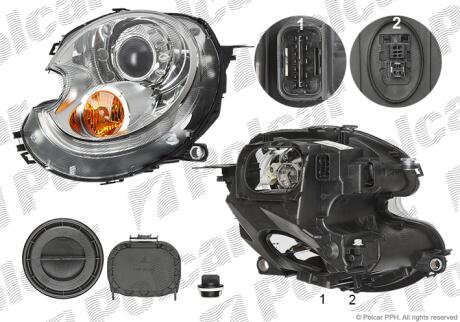 Фара основная Polcar 5102092U