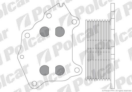 Радиаторы масла Polcar 5102L8-1