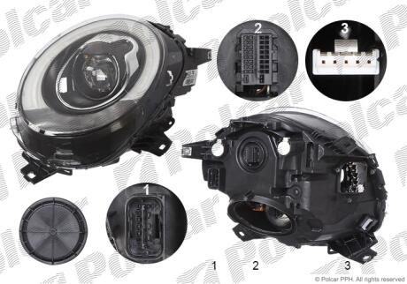 Фара основная Polcar 51B1095V