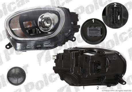 Фара основна Polcar 51L109-U