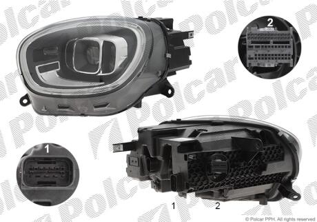 Фара основная Polcar 51L1102U