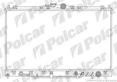 Радіатори охолодження Polcar 520708-2