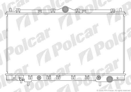 Радіатори охолодження Polcar 520908-2