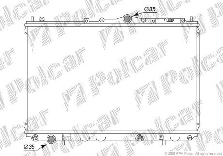 Радіатори охолодження Polcar 521008-3