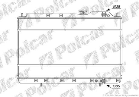 Радіатори охолодження Polcar 521608-4