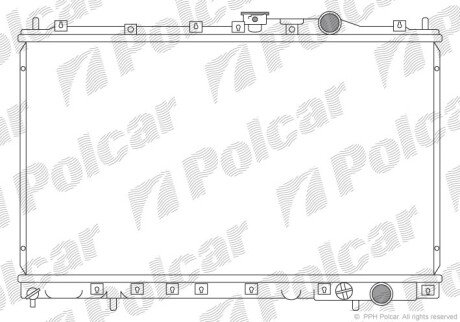 Радіатори охолодження Polcar 521708-1