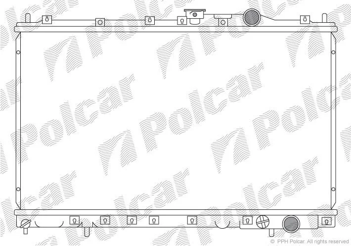 Радіатори охолодження Polcar 521708-3 (фото 1)