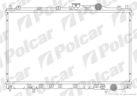 Радіатори охолодження Polcar 521708-3