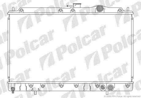 Радіатори охолодження Polcar 522008-2 (фото 1)