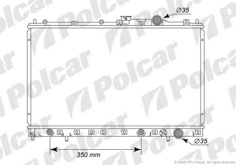 Радіатори охолодження Polcar 522008-5