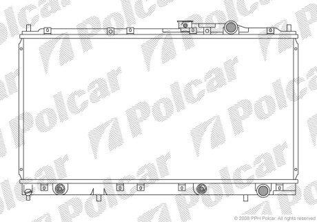 Радіатори охолодження Polcar 522108-5 (фото 1)