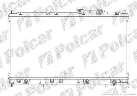 Радиаторы охлаждения Polcar 522108-5