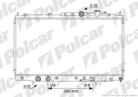 Радіатори охолодження Polcar 522308-1