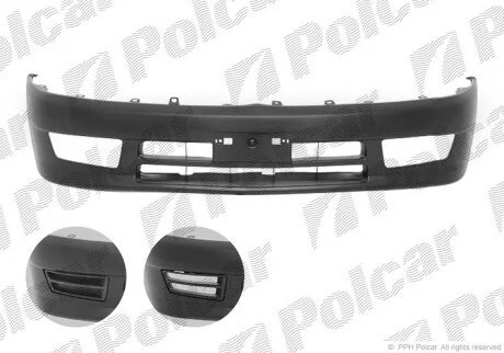 Бампер передний Polcar 523207-2