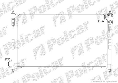 Радіатори охолодження Polcar 5234081K