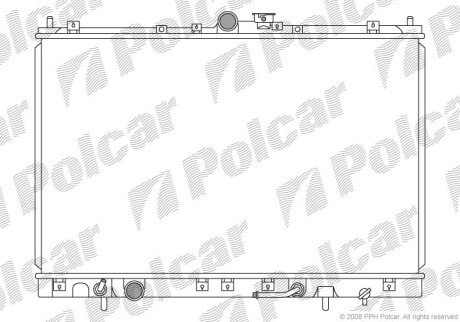 Радіатори охолодження Polcar 525208-1