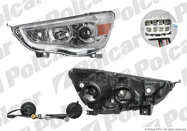 Фара основна Polcar 525510-E (фото 1)