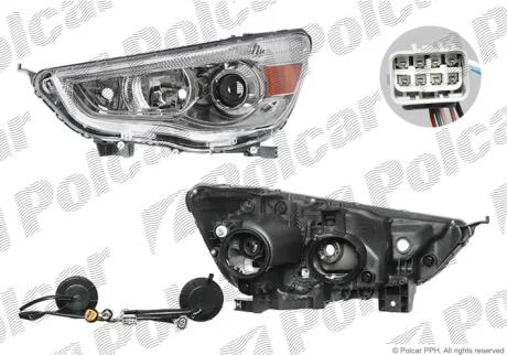 Фара основна Polcar 525510-E
