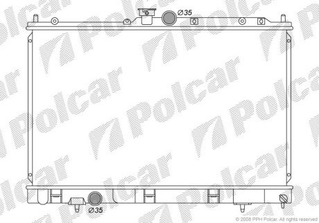 Радіатори охолодження Polcar 5265082K