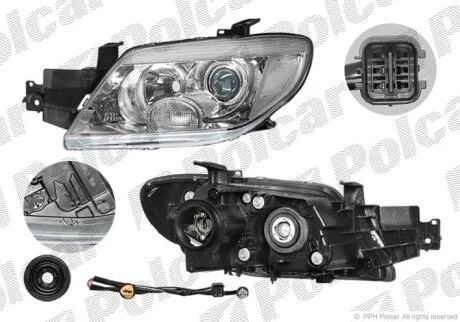Фара основна Polcar 526509-E