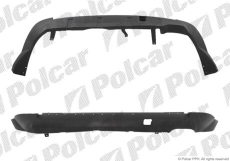 Спойлер заднего бампера Polcar 526699