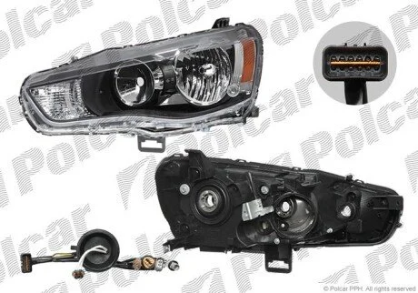 Фара основна ліва HB3, HB4 Polcar 526709-E