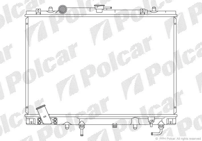 Радіатори охолодження Polcar 527308-2 (фото 1)