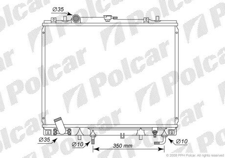 Радіатори охолодження Polcar 5273082K