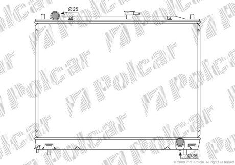 Радіатори охолодження Polcar 5274081K