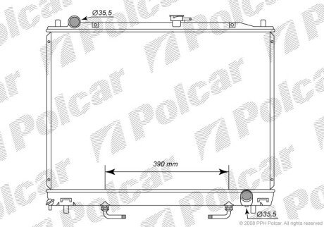 Радіатори охолодження Polcar 5274082K