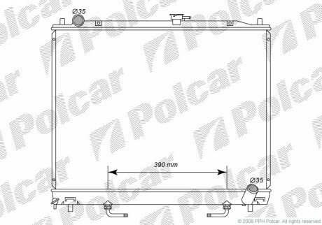 Радіатори охолодження Polcar 5274083K