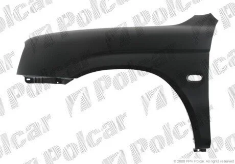 Крыло спереди слева с отверстием для поворотника Polcar 527701