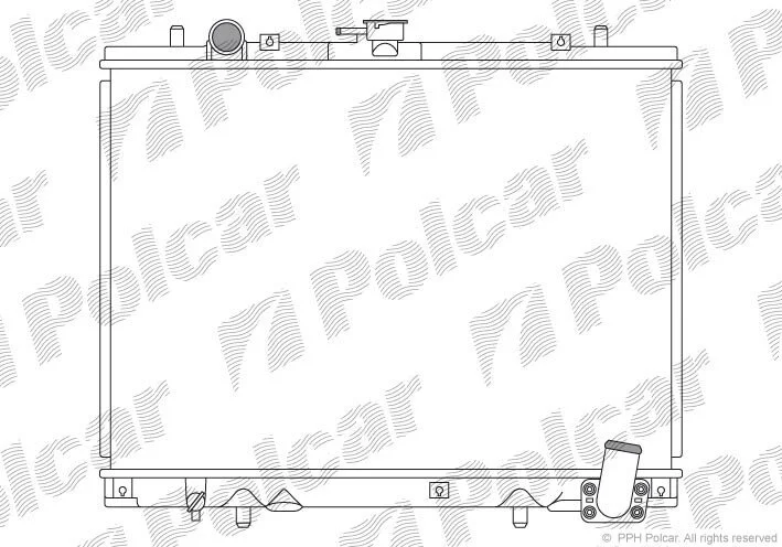 Радіатори охолодження Polcar 527708-1 (фото 1)