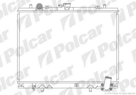 Радиаторы охлаждения Polcar 527708-1