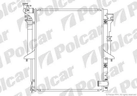 Радіатори охолодження Polcar 527908-4