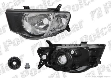 Фара основная левая H4 Polcar 5279094EUA