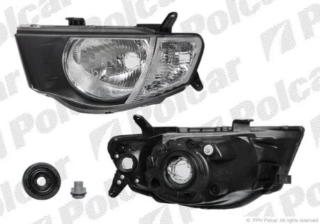 Фара основная левая H4 Polcar 5279094EUA