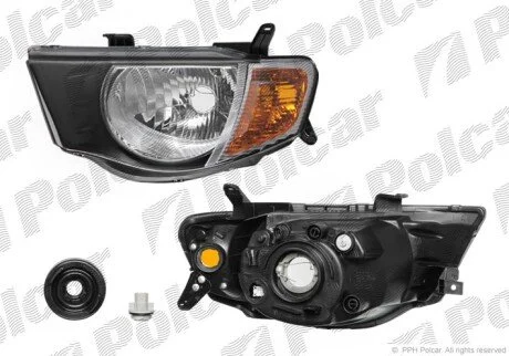 Фара основная правая H4 Polcar 5279103E
