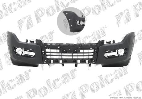 Бампер передний Polcar 528707-4