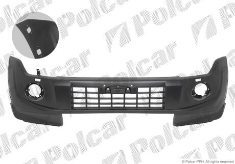 Бампер передний Polcar 528707-6